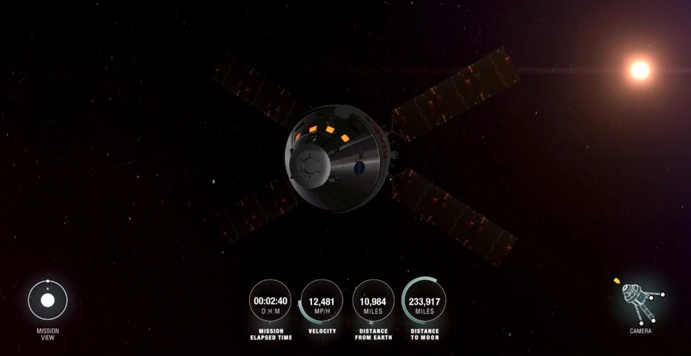 Cum să urmărești în timp real misiunea capsulei Orion în jurul Lunii?