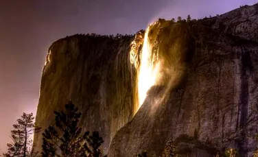 Cascada de Foc din Parcul Yosemite (FOTO/VIDEO)