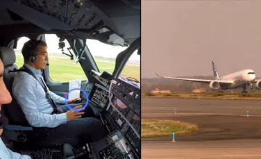 Un avion de test Airbus a realizat prima decolare complet automatizată, bazată pe recunoaştere vizuală – VIDEO