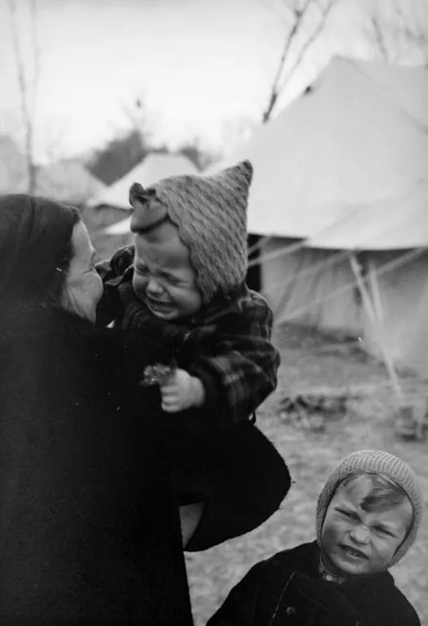 Fotografii emoţionante cu refugiaţii polonezi