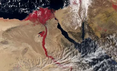 Din satelit, fluviul Nil are culoarea roşie. Cum se explică acest lucru