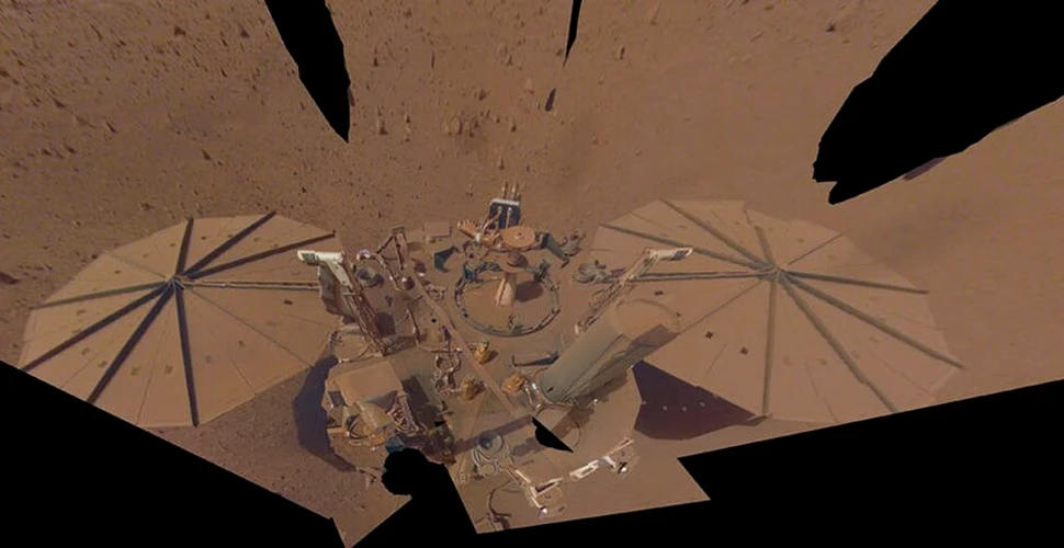 O furtună de praf de pe Marte amenință modulul de aterizare InSight al NASA