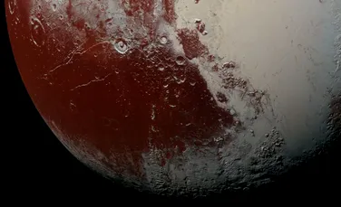 Cum ar fi fost create regiunile roșiatice observate pe suprafața lui Pluto