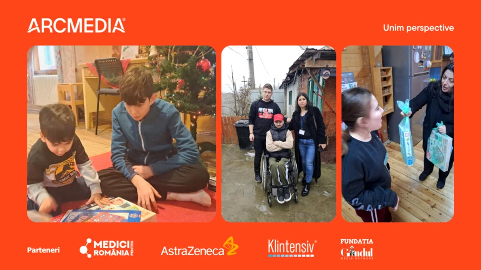 ARCMEDIA aduce bucuria Crăciunului mai aproape de copiii care au cea mai mare nevoie
