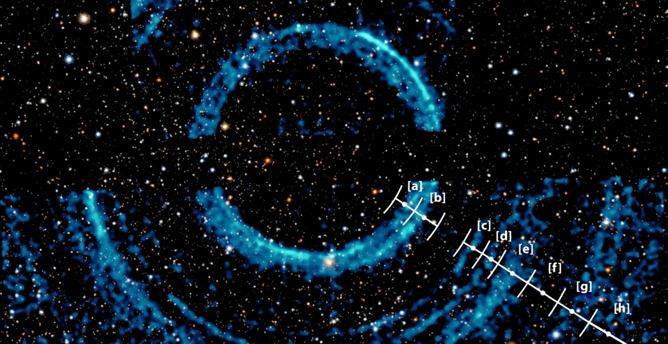 Imagini spectaculoase cu inele neobișnuite, enorme, în jurul unei găuri negre