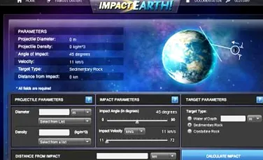 Impact Earth! – aplicatia online care calculeaza proportiile Sfarsitului
