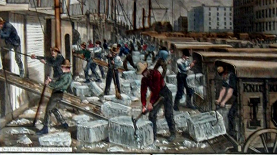 Britanicii nu puteau suporta căldura din India, astfel că au început să importe gheaţă din celălalt colţ al lumii