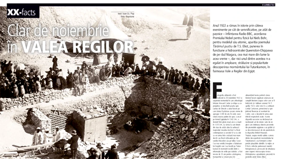 Clar de noiembrie in Valea Regilor