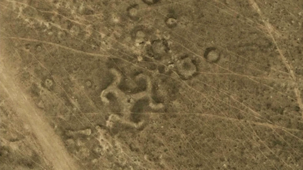 Peste 50 de desene similare „liniilor Nazca” au fost observate cu ajutorul Google Earth