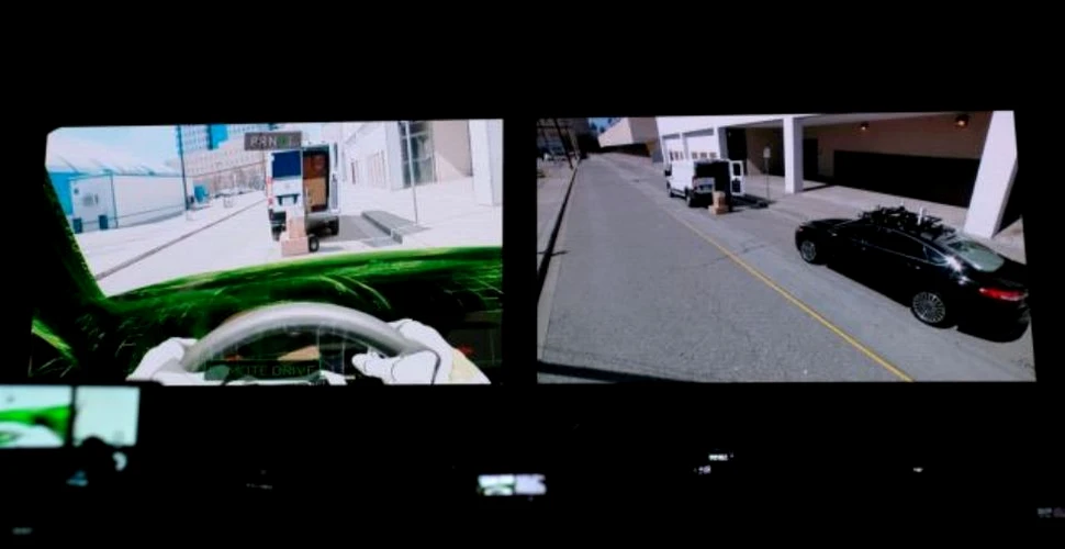 Un şofer a controlat, în premieră, o maşină reală prin intermediul realităţii virtuale