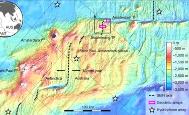 Pentru prima dată, cercetătorii au văzut cum s-a „născut” o bucată din scoarța oceanică a Pământului
