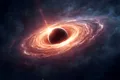 O gaură neagră s-a trezit după 100 de milioane de ani și a erupt ca un vulcan cosmic