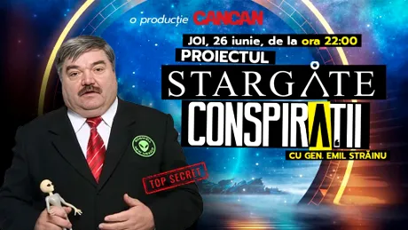 „Conspirații cu gen. Emil Străinu” începe joi, 26 iunie, de la 22:00, LIVE pe YouTube Cancan