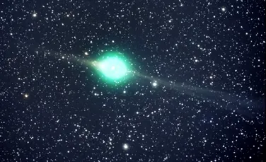 O cometa rara se apropie de Pamant
