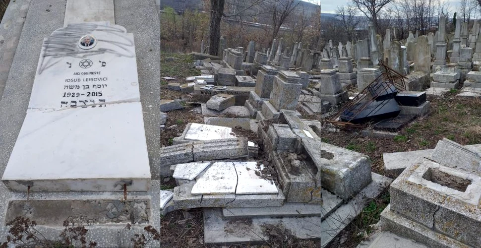 Peste 70 de monumente funerare ale evreilor au fost vandalizate, în Huşi