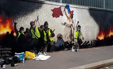 Un graffiti de pe un zid din Paris ascunde un premiu semnificativ