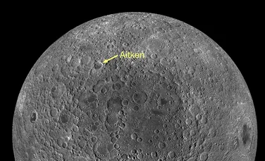 Astronomii au descoperit o structură neobişnuită sub cel mai mare crater de pe Lună