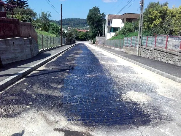Strada pavată pe vremea lui Carol I, pe care localnicii din Curtea de Argeş nu o vor asfaltată