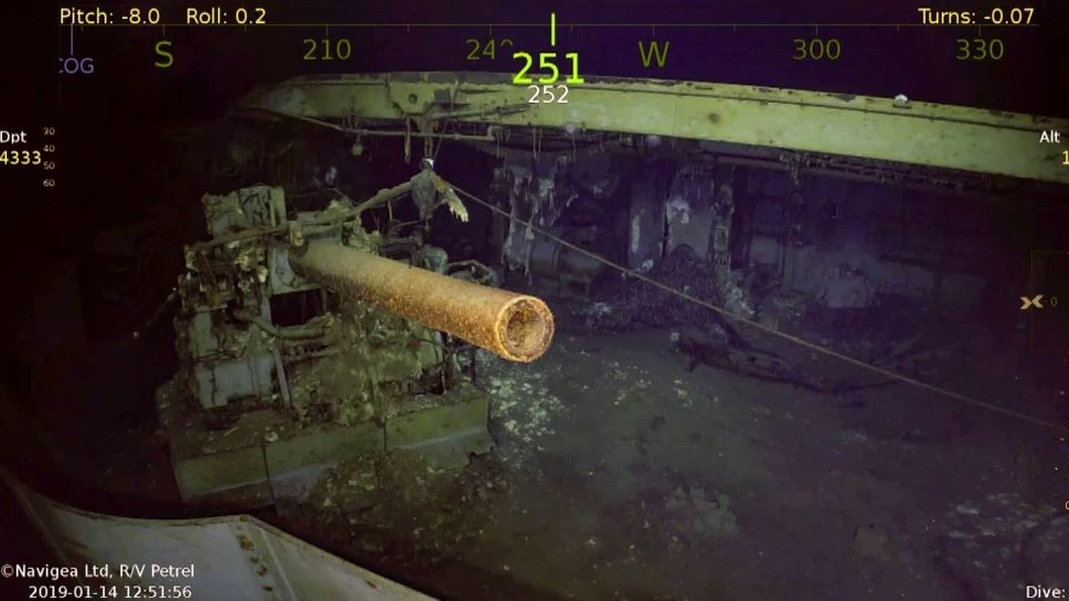 A fost descoperită epava unei nave americane reprezentative, scufundată în cea mai neagră perioadă din Al Doilea Război Mondial pentru SUA