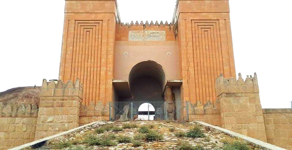 IMAGINILE care prezintă urmările distrugerii celebrelor Porţi Ninive de către ISIS