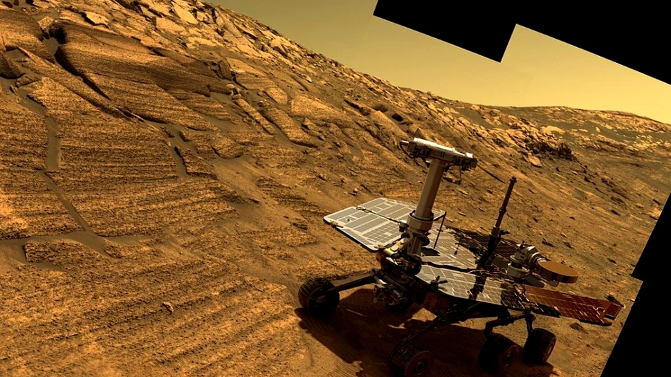 Robotul Opportunity a stabilit un nou record mondial de distanţă parcursă în spaţiul extraterestru