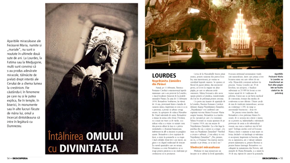 Lourdes, Fatima, Medjugorie