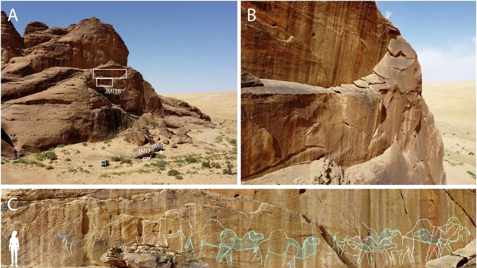 Mesajul ascuns de oamenii antici în picturile rupestre din deșertul Arabiei