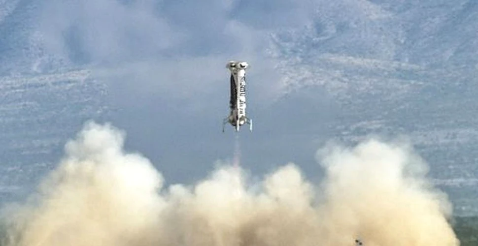 New Shepard, racheta suborbitală a americanilor de la Blue Origin, a realizat cu succes cel de-al patrulea său zbor – VIDEO