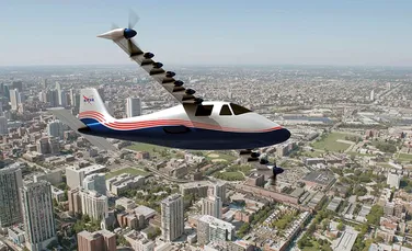 NASA va produce un avion care va zbura cu ajutorul a nu mai puţin de 14 motoare electrice – FOTO