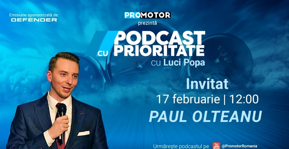 Paul Olteanu explică psihologia șoferilor români în „Podcast cu Prioritate” #64 by ProMotor