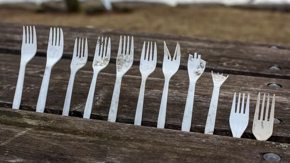 Un pământean înghite săptămânal 5 grame de plastic, cât un card de credit