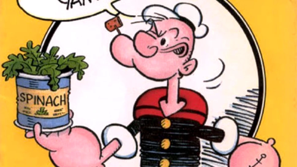 Te pomeneşti că Popeye avea dreptate: spanacul chiar stimulează activitatea musculară!