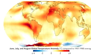 Vara anului 2023 a fost cea mai fierbinte vară de la începutul măsurătorilor din 1800