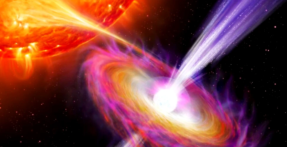A fost măsurată pentru prima oară viteza jeturilor unei stele neutronice