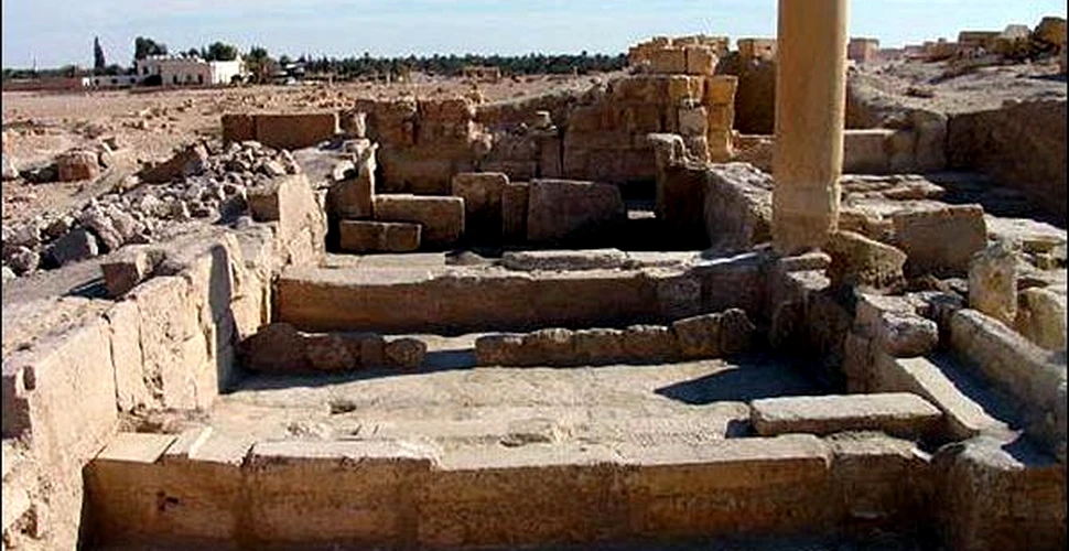 Biserica crestina antica dezgropata in Siria