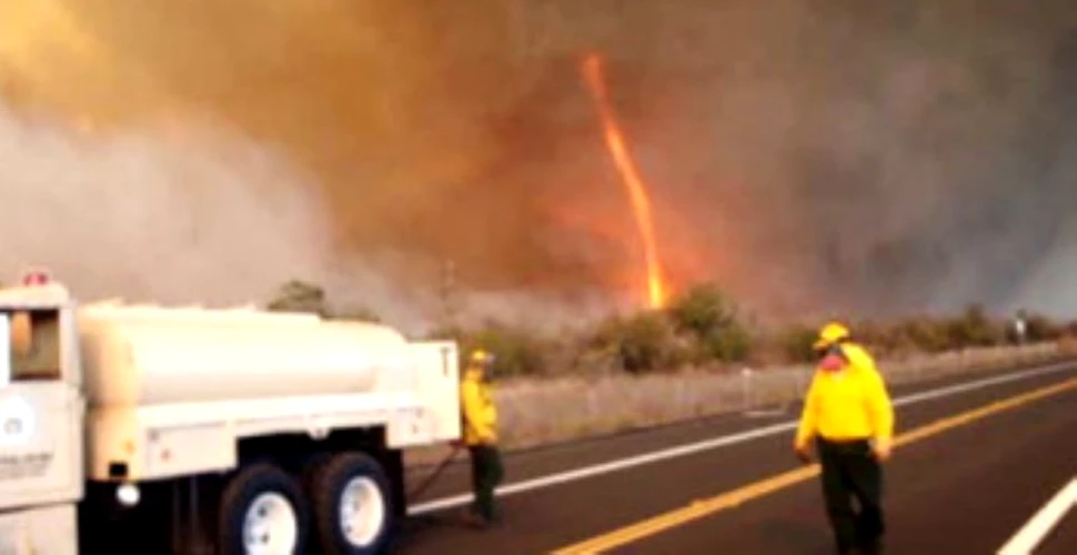 Un fenomen bizar şi periculos al naturii: tornadele de foc – VIDEO