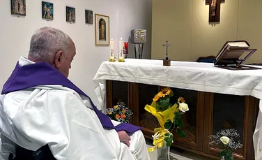 Mesajul transmis de Papa Francisc din spitalul unde se recuperează de pneumonie