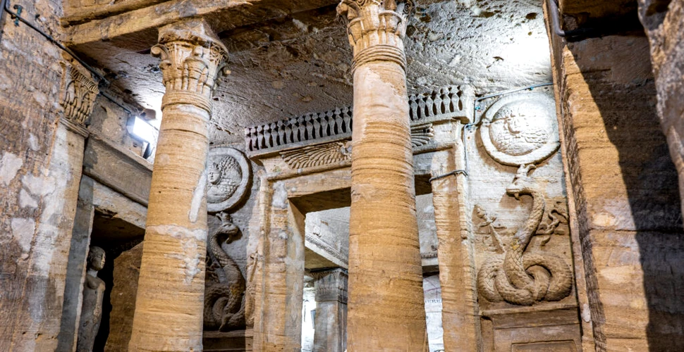 Kom El Shoqafa sau „Teatrul morților”, catacombele care adăpostesc sute de cadavre