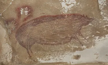 Cea mai veche pictură rupestră, descoperită într-o peșteră nemaivăzută până acum de oamenii din Occident