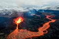 Sticlă de la o erupție vulcanică antică a fost găsit în gheața din Antarctica