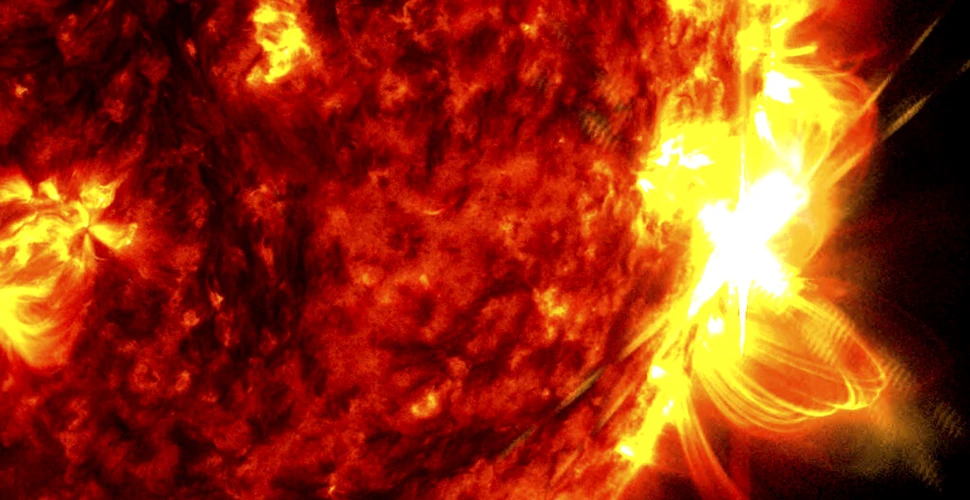 O nouă erupție extraordinar de puternică pe suprafața Soarelui! Este așteptată și o furtună geomagnetică pe Pământ