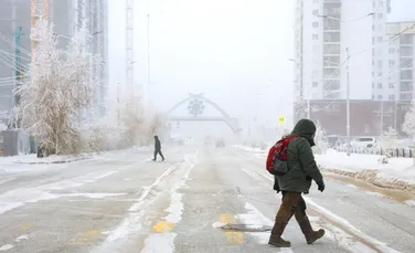 Cum este viața în cel mai rece oraș din lume? Mâncarea îngheață în câteva secunde!