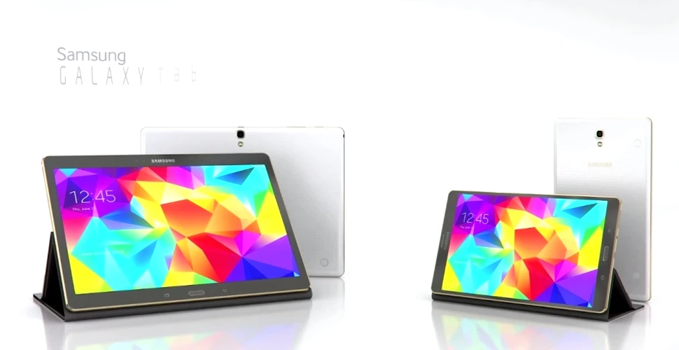 Samsung a dat o nouă replică iPad-ului produs de Apple, prezentând două tablete noi din gama high-end (FOTO/VIDEO)