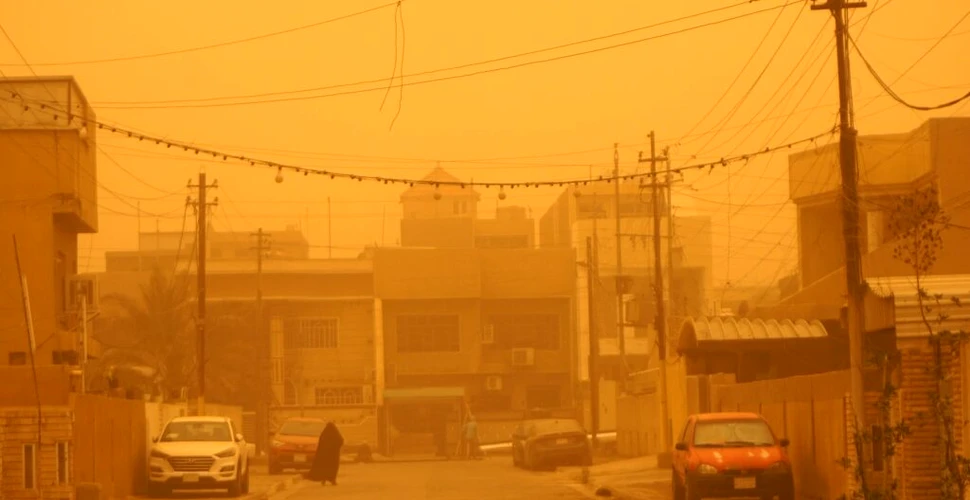 Furtuna de nisip a închis școli, birouri și a oprit zborurile în Irak