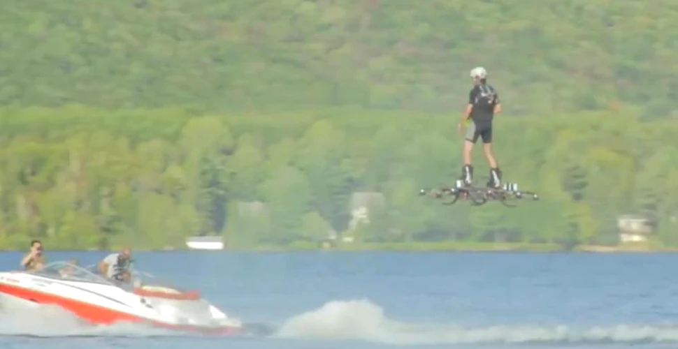 Un român din Canada a stabilit un record Guinness pentru cel mai lung zbor cu un hoverboard – VIDEO