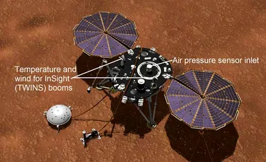 Roverul InSight a descoperit o strălucire ciudată în atmosfera marţiană, pe timpul nopţii