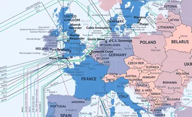 CUM ARATĂ de fapt Internetul: Harta reţelei de cabluri ce leagă cele mai îndepărtate colţuri ale lumii – GALERIE FOTO