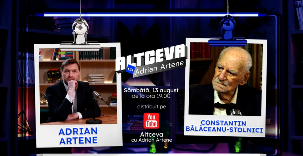 Constantin Bălăceanu-Stolnici este invitat la podcastul ALTCEVA cu Adrian Artene