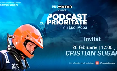„Podcast cu Prioritate” #66 by ProMotor: Cristian Sugár despre motorsport și performanță