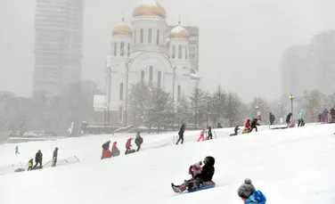 Au fost înregistrate minus 50 de grade Celsius în Siberia